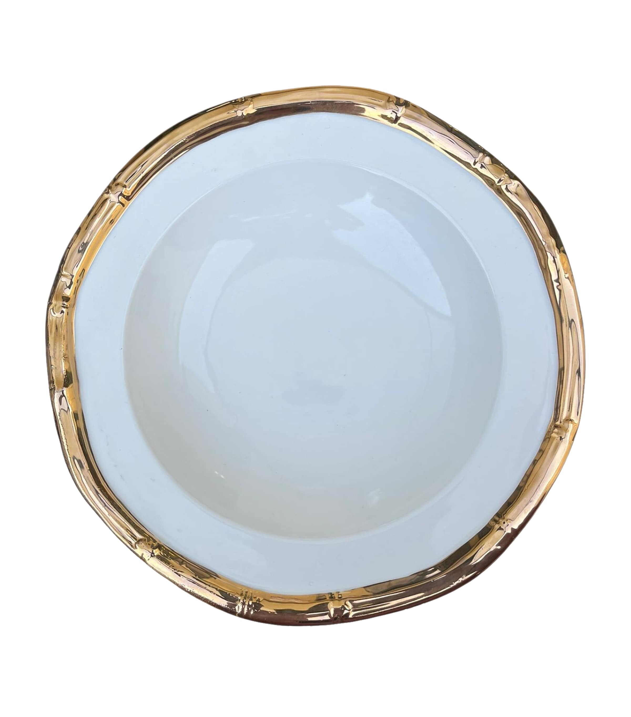 Ceramic Bamboo Bowl (23cm)