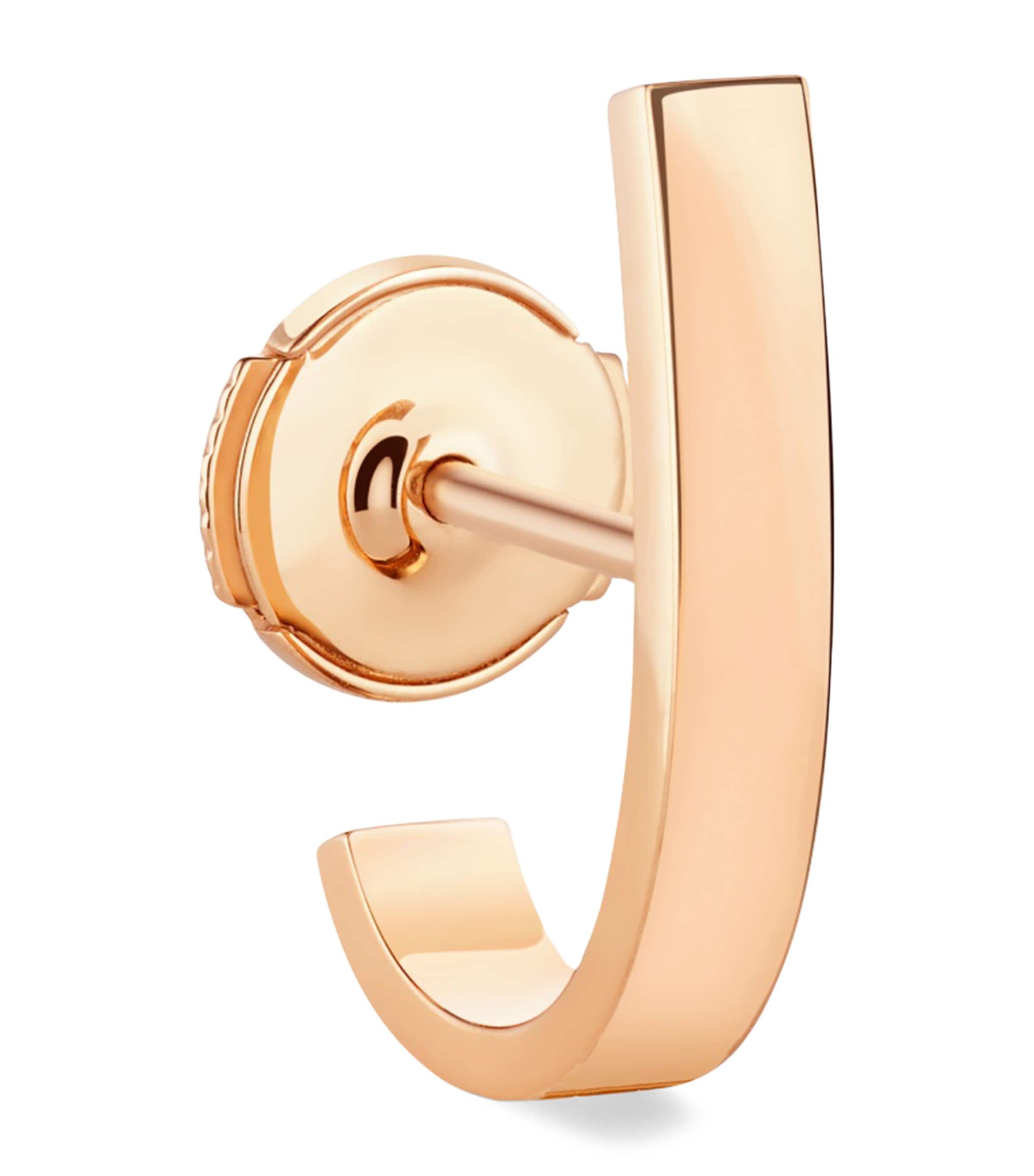 Repossi Rose Gold Berbere Single Hoop Earring Pink Gold
