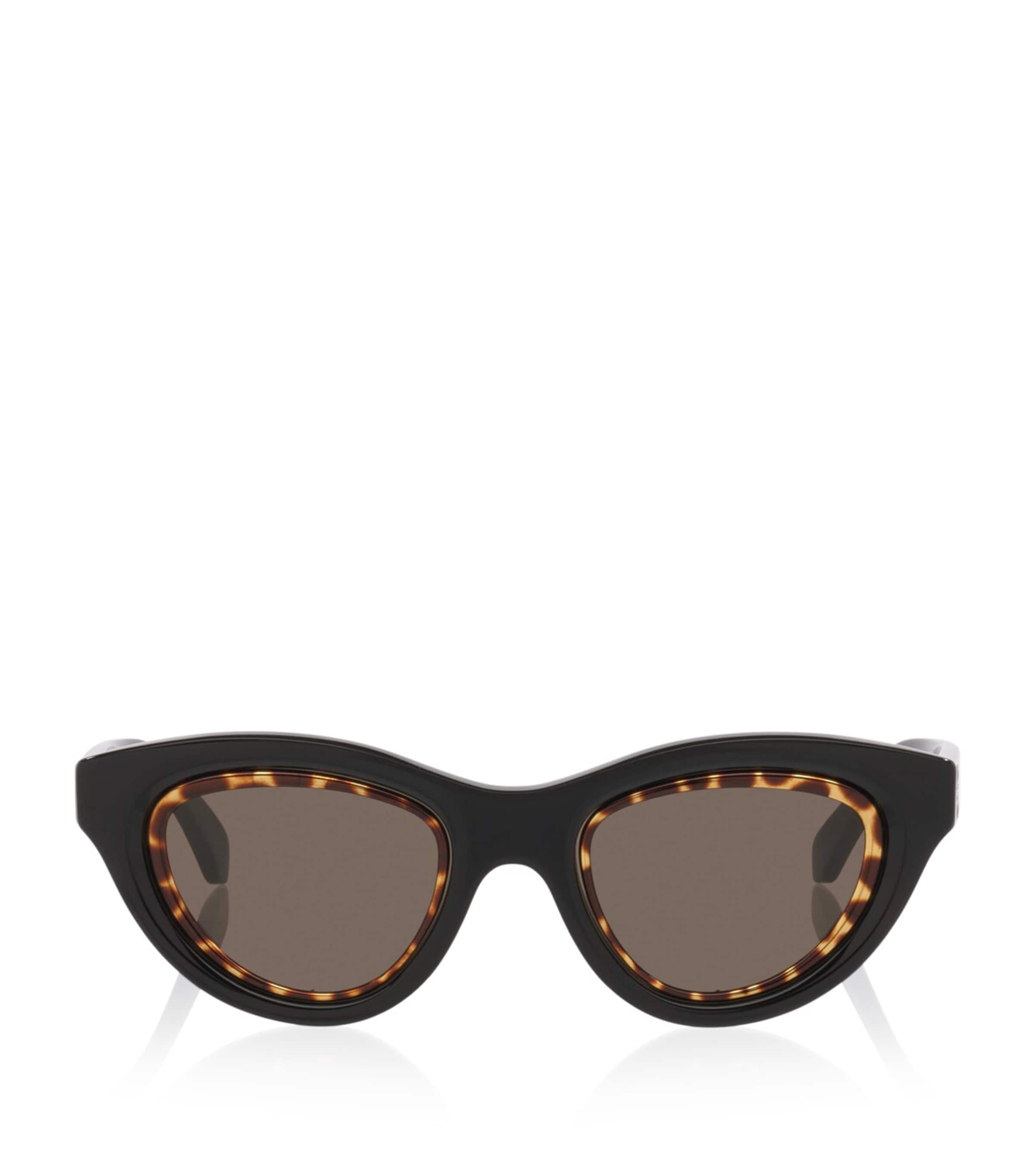 LOEWE Mini Anagram Cat Eye Sunglasses Black