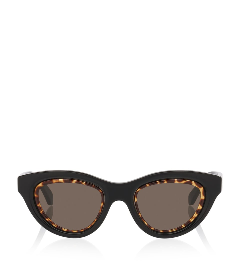 LOEWE Mini Anagram Cat Eye Sunglasses Black