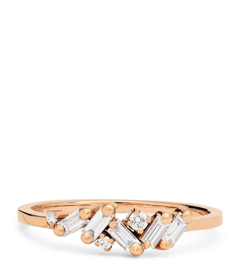 Rose Gold and Diamond Frenzy Ring
