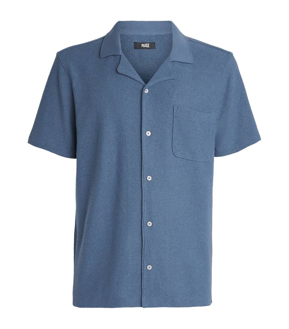 PAIGE Mens Bouclé Oliver Shirt Lakeside