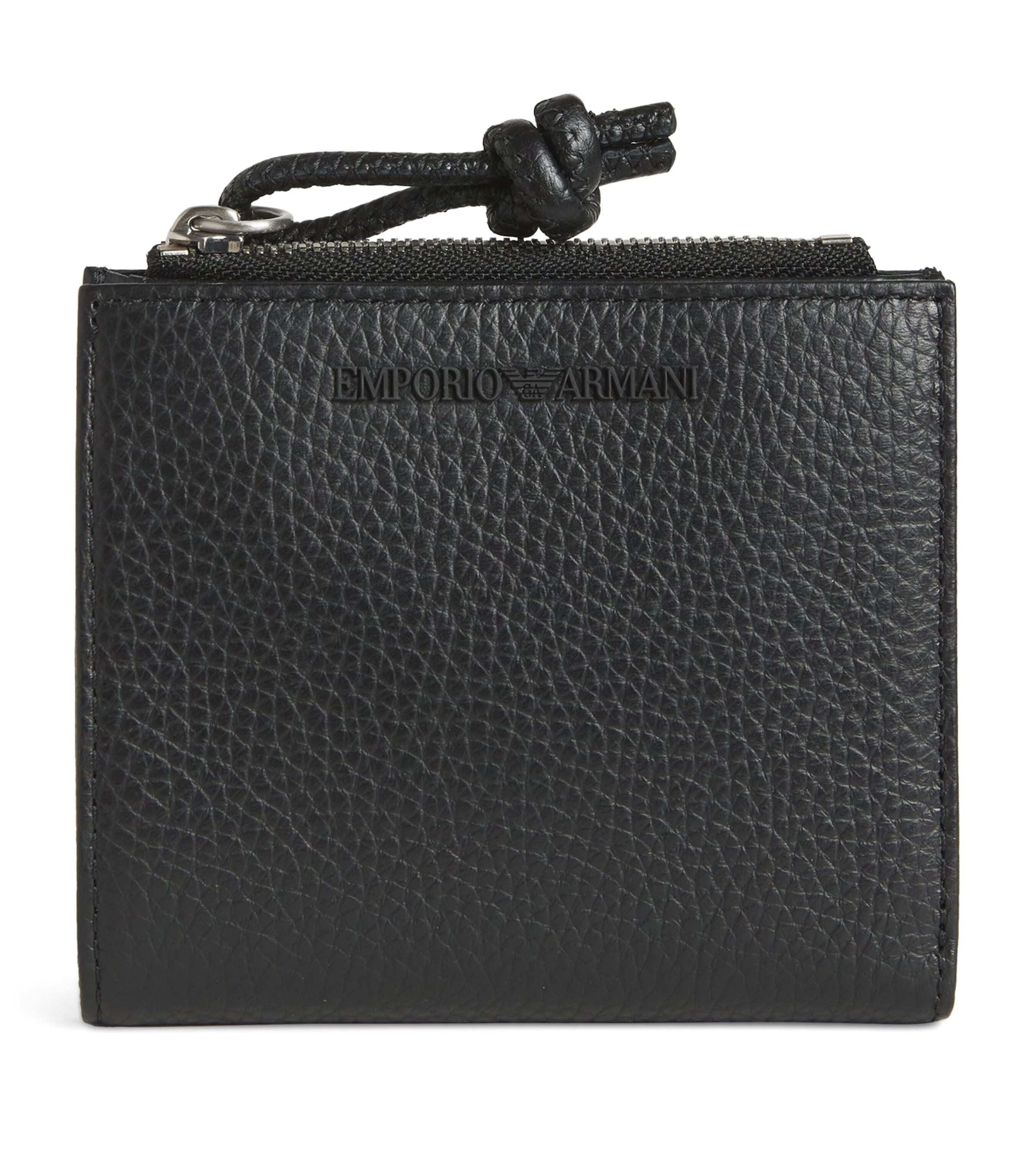 Leather Logo Bifold Wallet