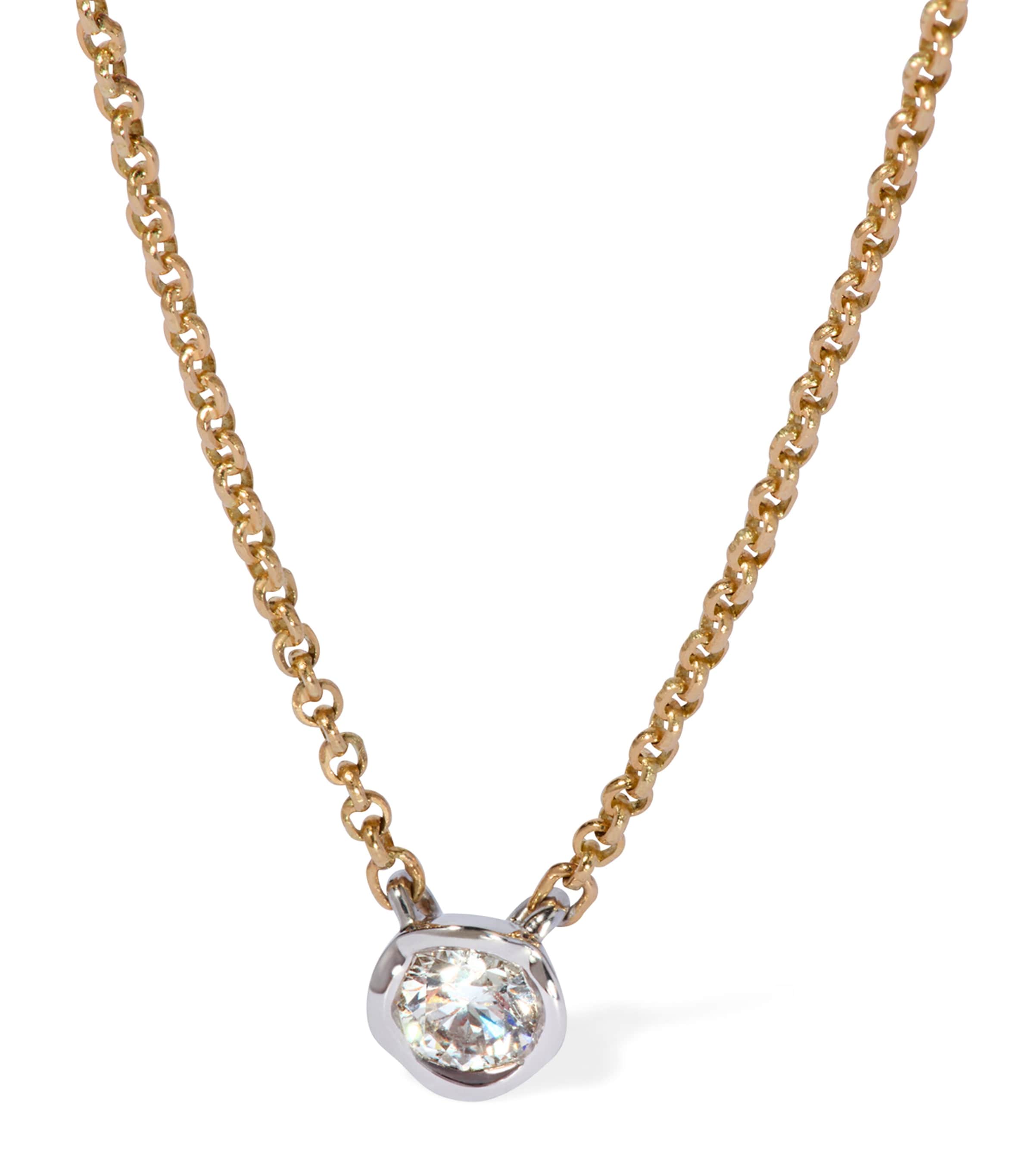 Gold and Diamond Whoopsie Daisy Necklace