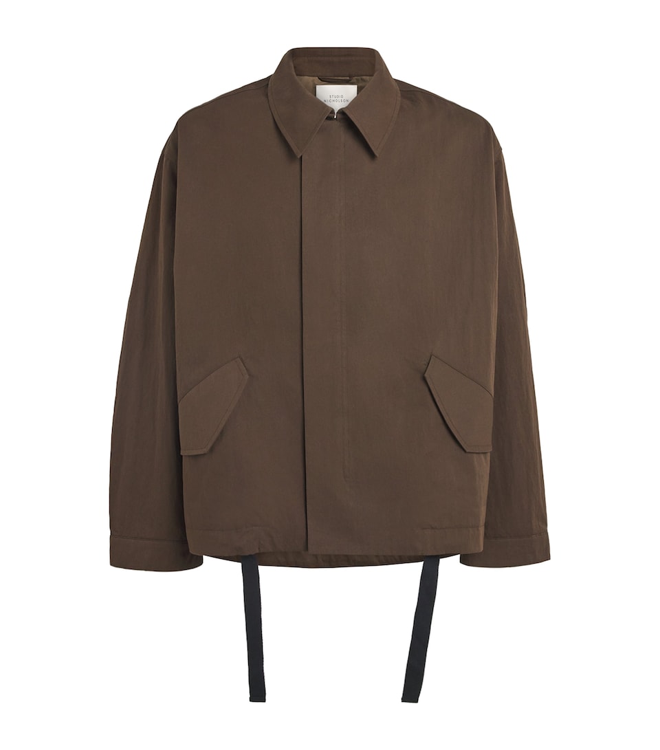 Cotton-Blend Anorak Jacket