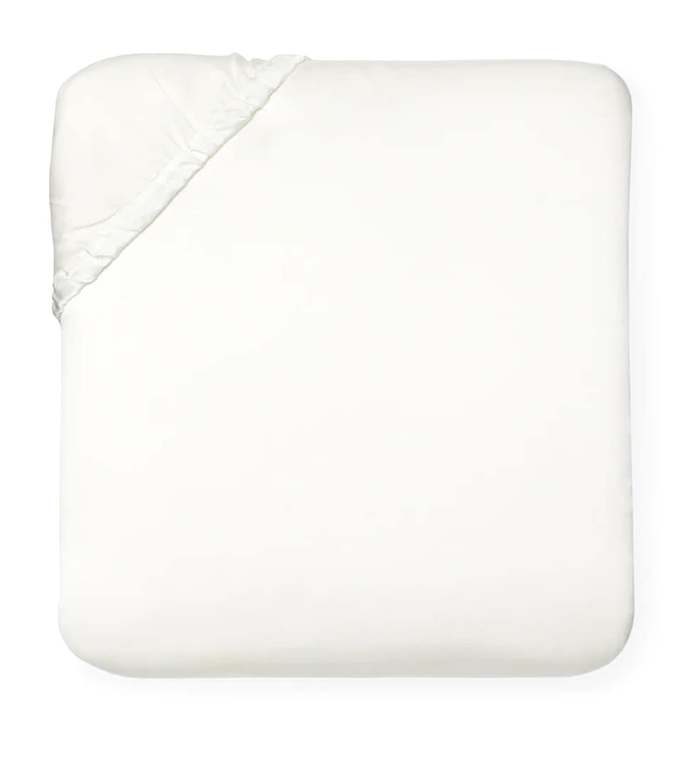 Sferra Egyptian Cotton Giza King Fitted Sheet (200cm x 150cm) Candlelight