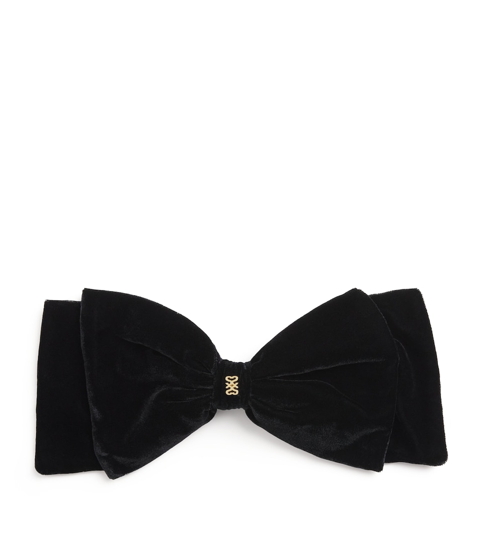 Velvet Bow Hair Clip