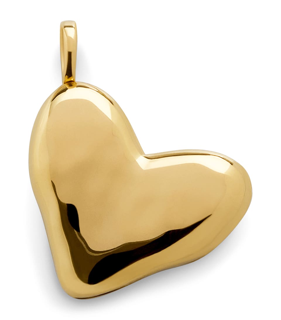 Monica Vinader Gold Vermeil Heart Locket Pendant Gold Vermeil
