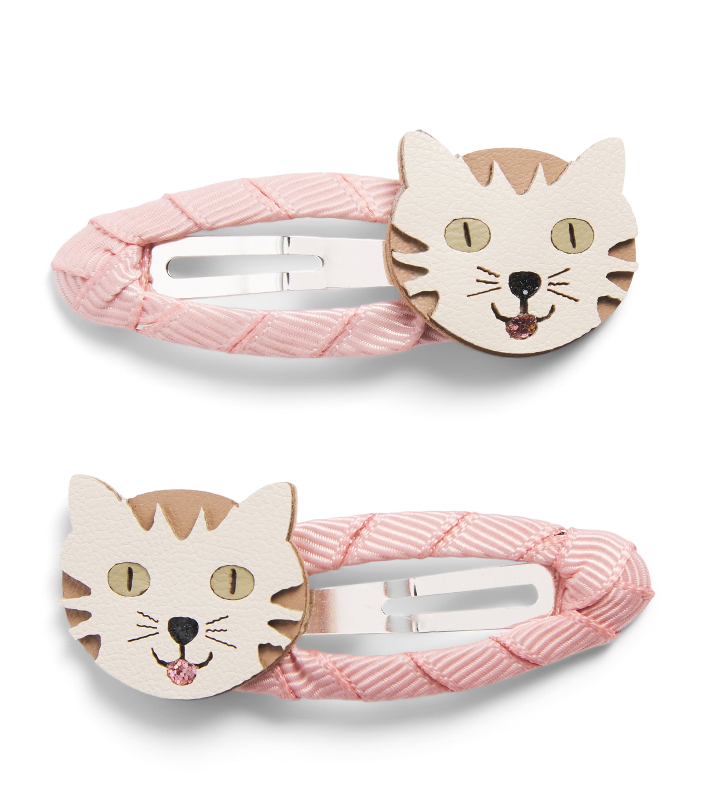 Rockahula Tabby Cat Hair Clips Pink
