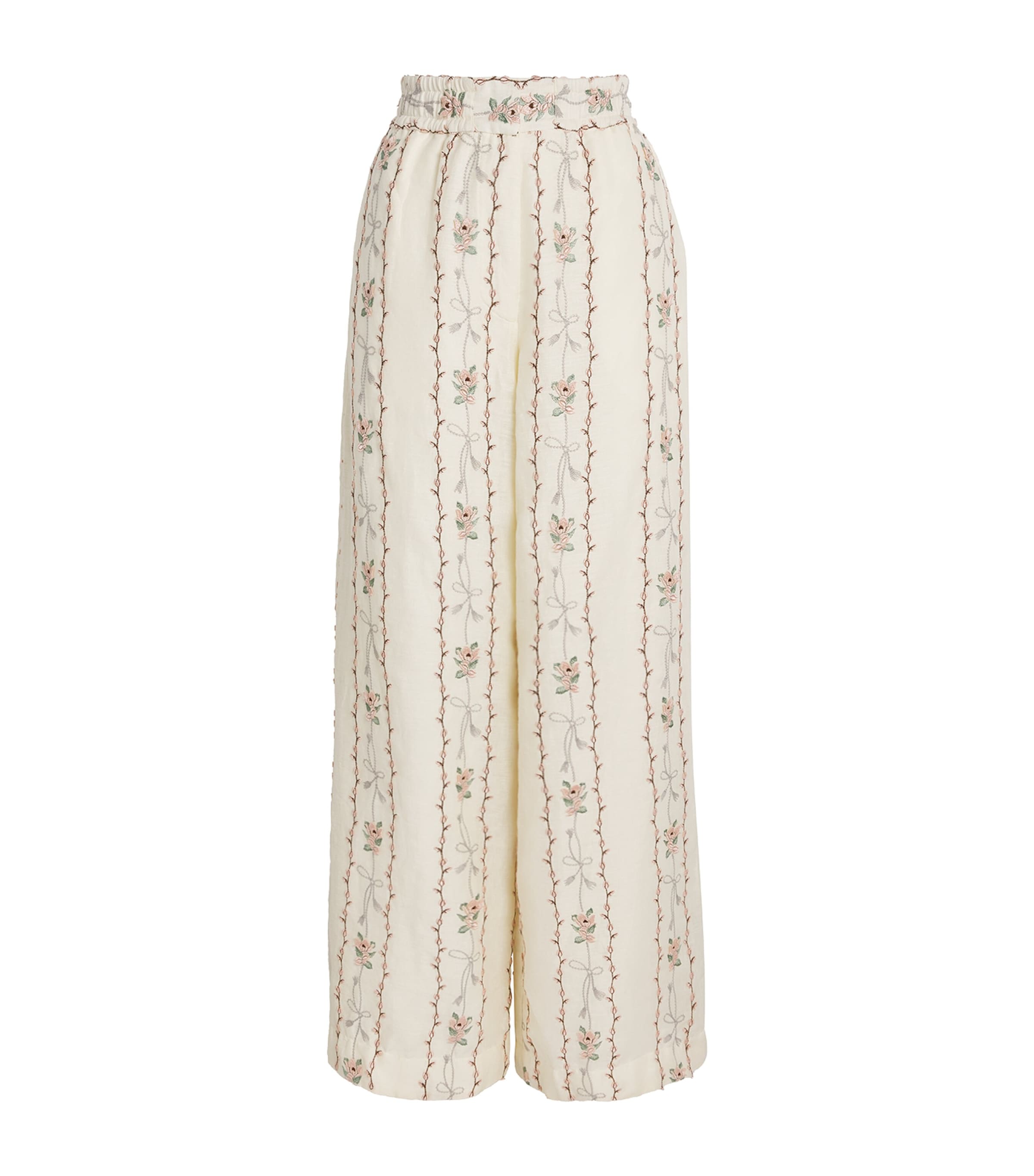 Agua By Agua Bendita Womens Linen Tota Navente Wide Trousers