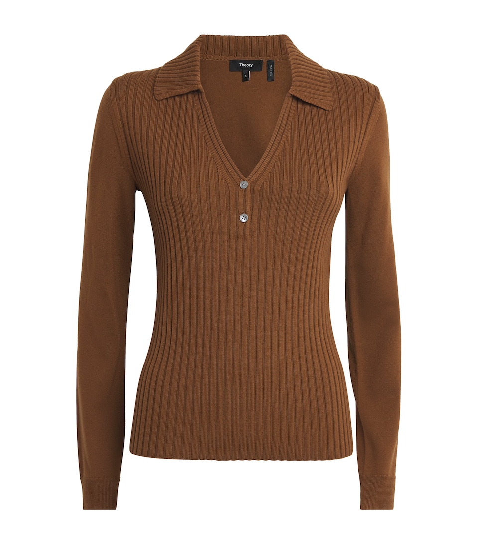 Merino Wool Ribbed Sweater