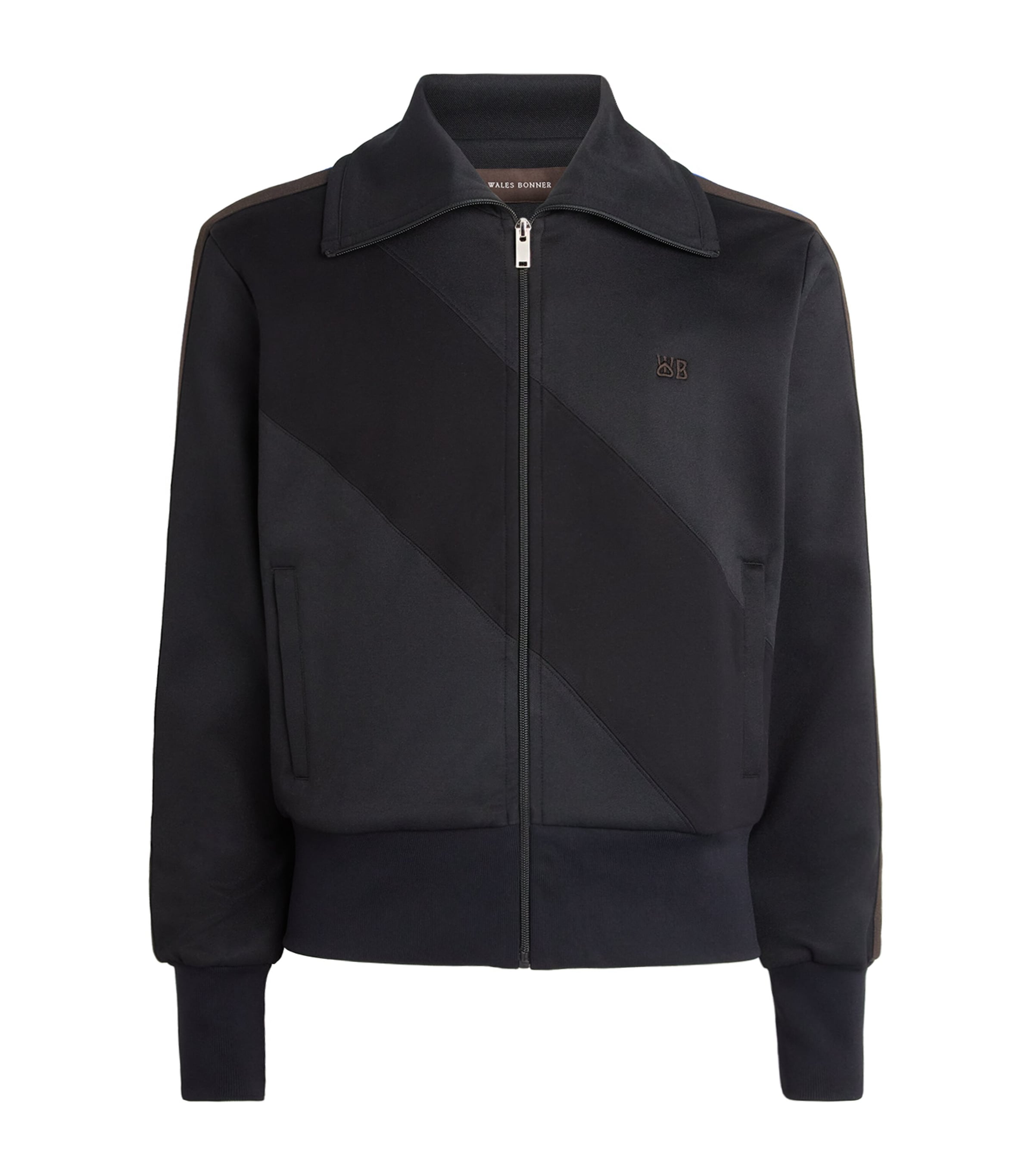Wales Bonner Mens Form Track Jacket Black