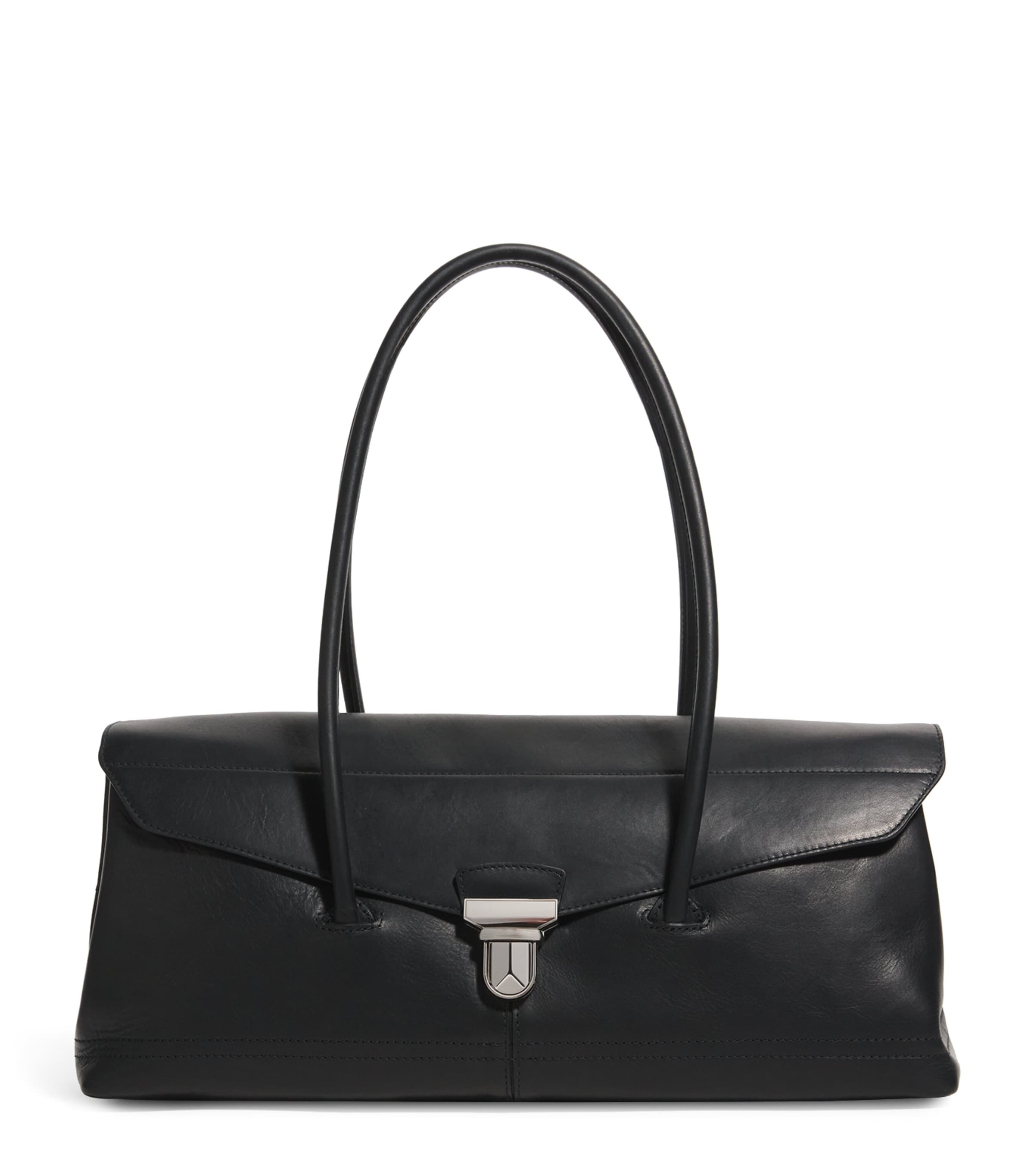 Nappa Leather Gear Shoulder Bag