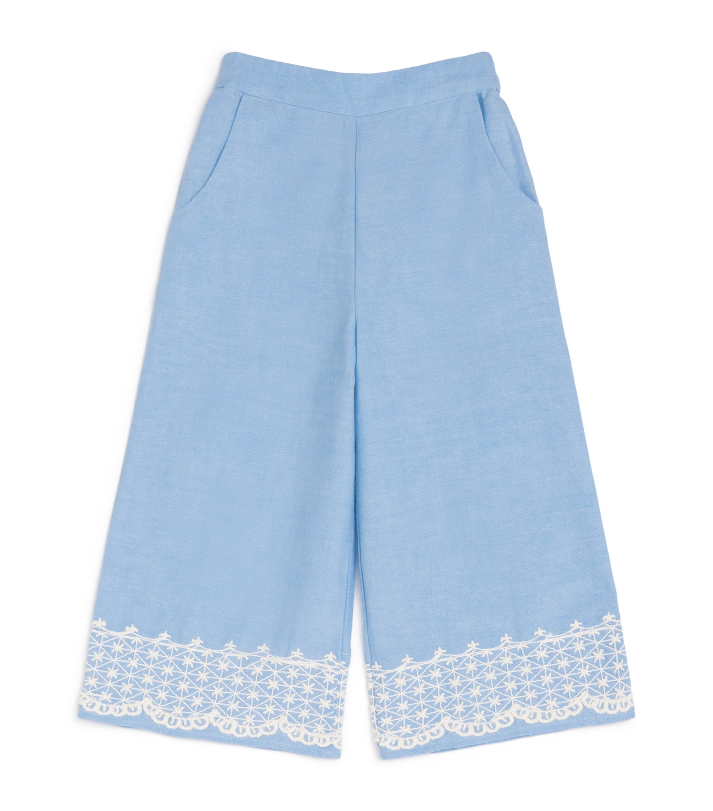 Cotton Embroidered Florelia Trousers (3-10 Years)