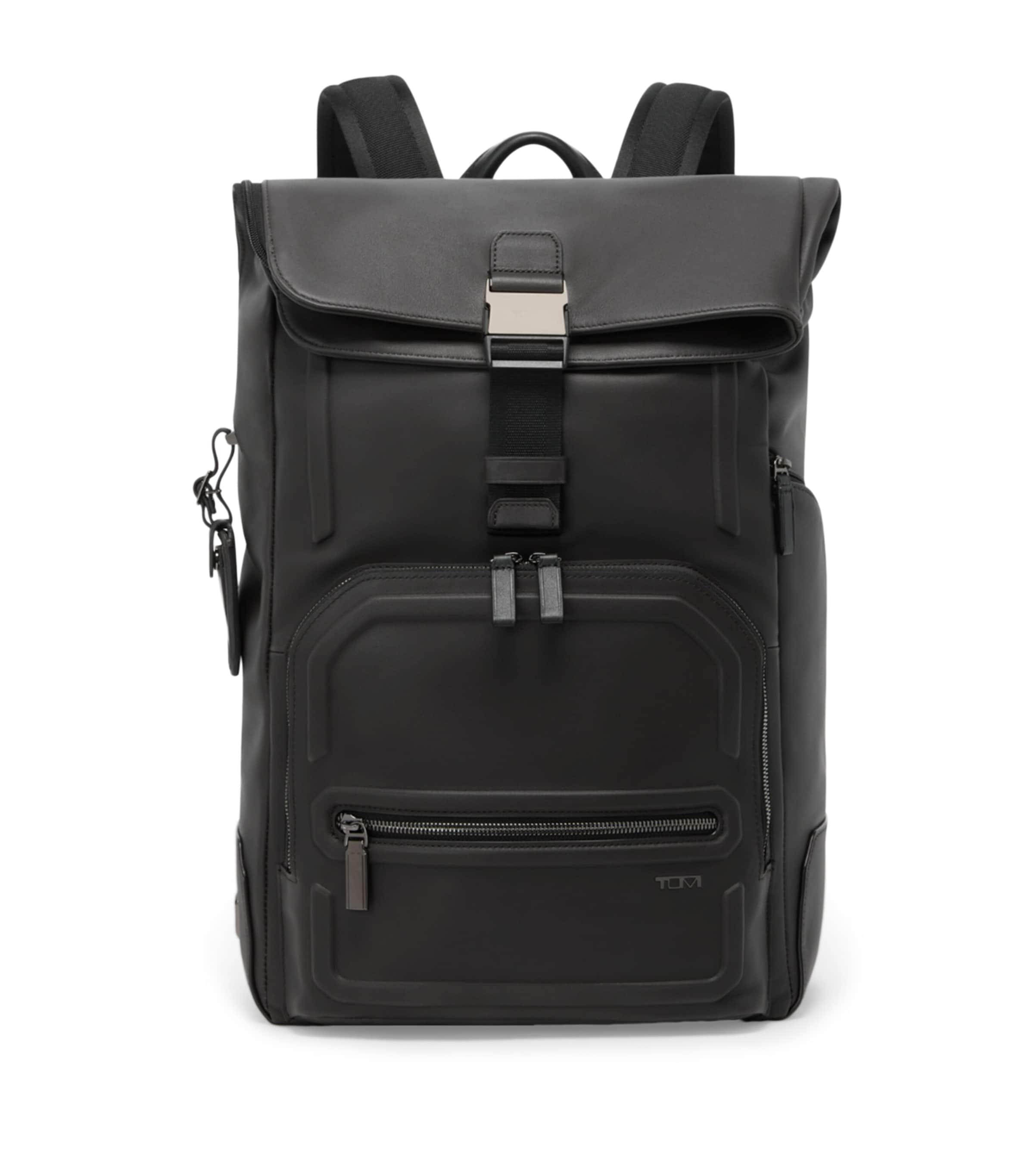 Leather Osborn Roll-Top Backpack