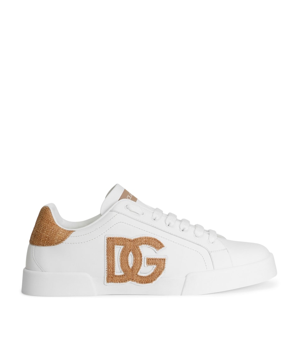 Dolce&Gabbana Portofino Low-Top Sneakers White/natural