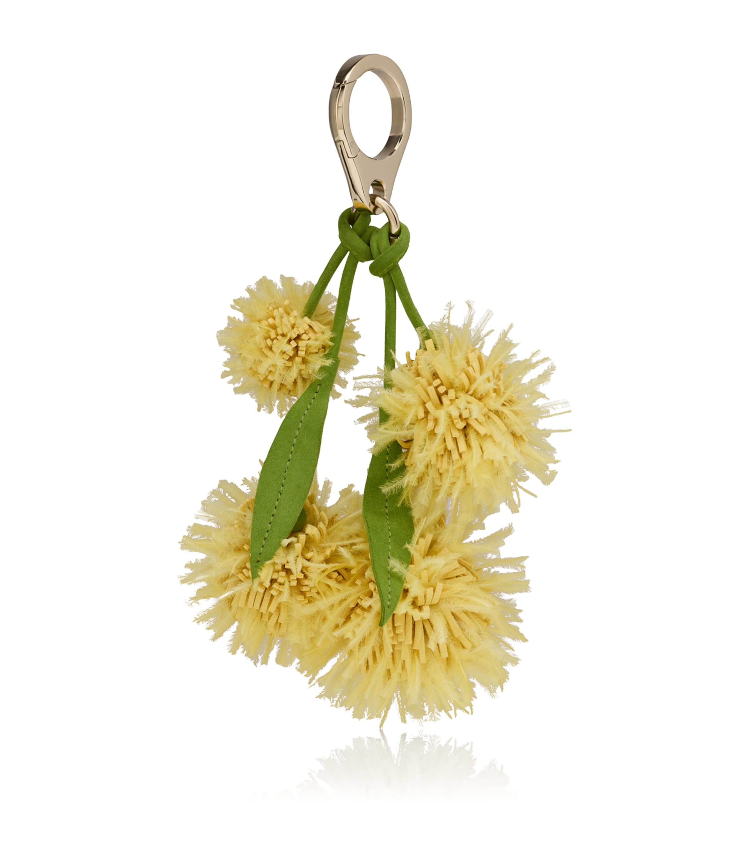 Christian Louboutin Mimosa Flower Leather Bag Charm