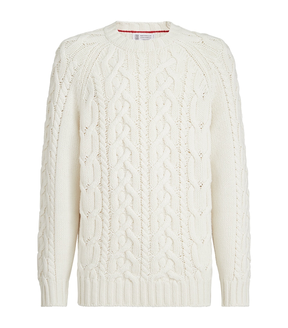 Cashmere Cable-Knit Sweater