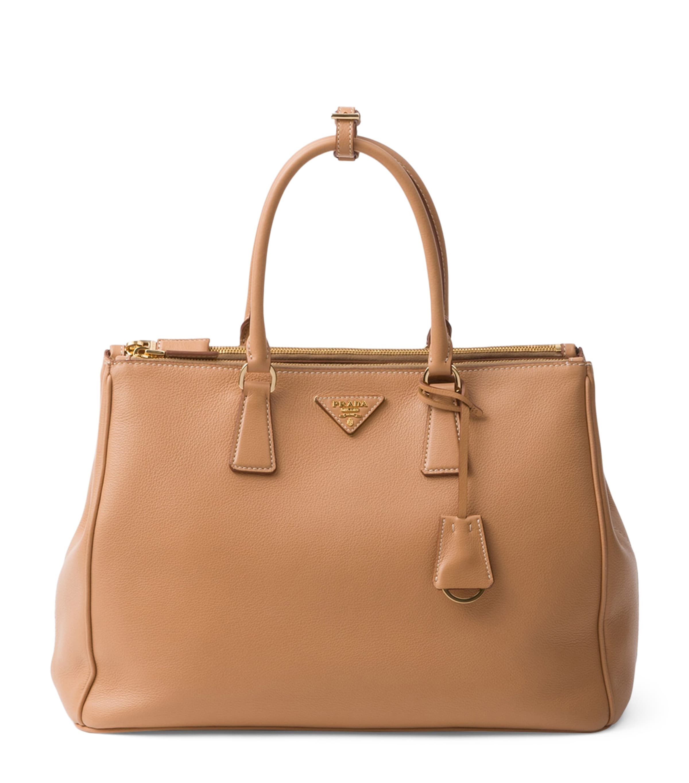 Large Leather Galleria Top-Handle Bag