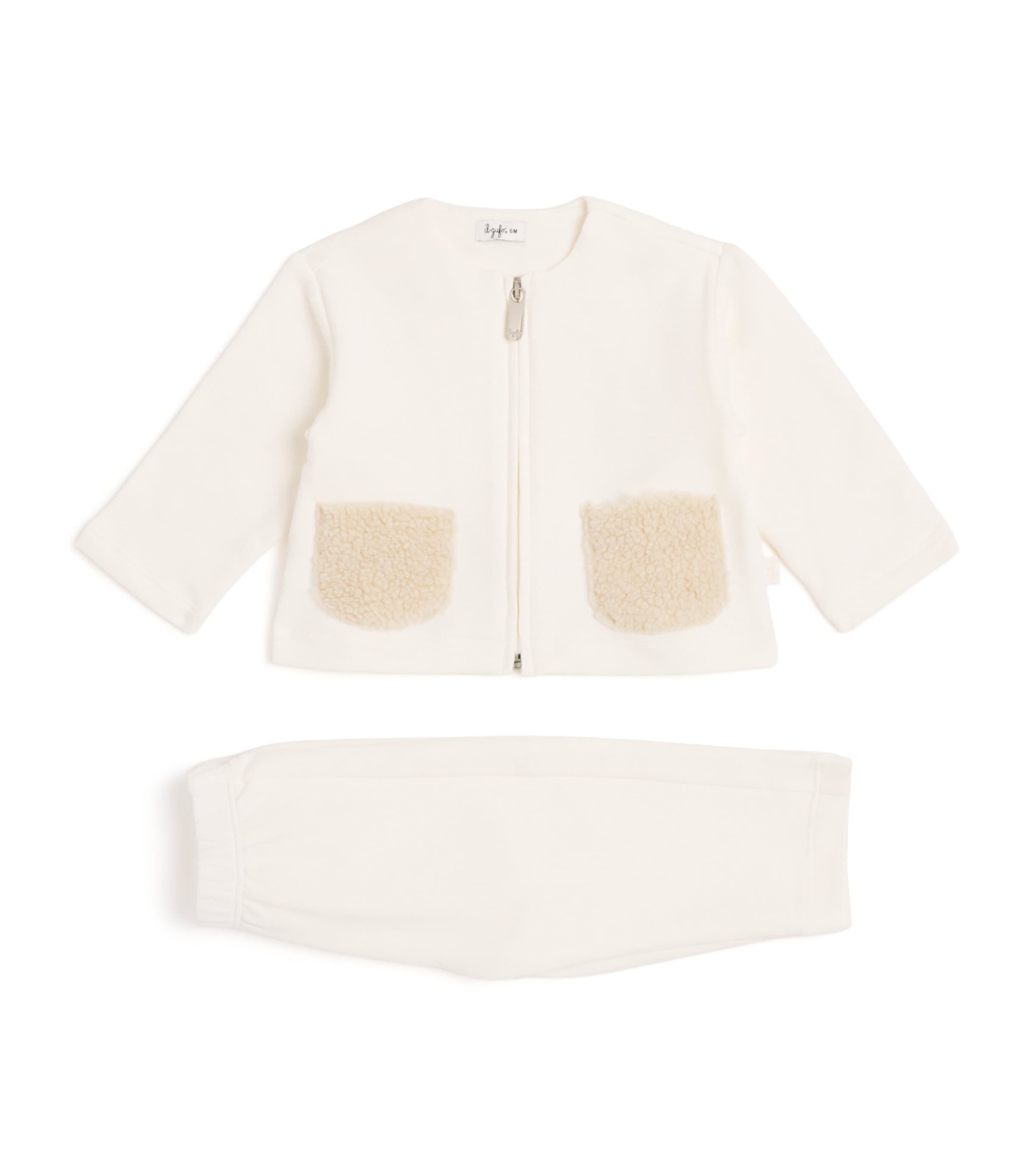 Stretch-Cotton Sweatshirt and Trousers Set (6-24 Months)