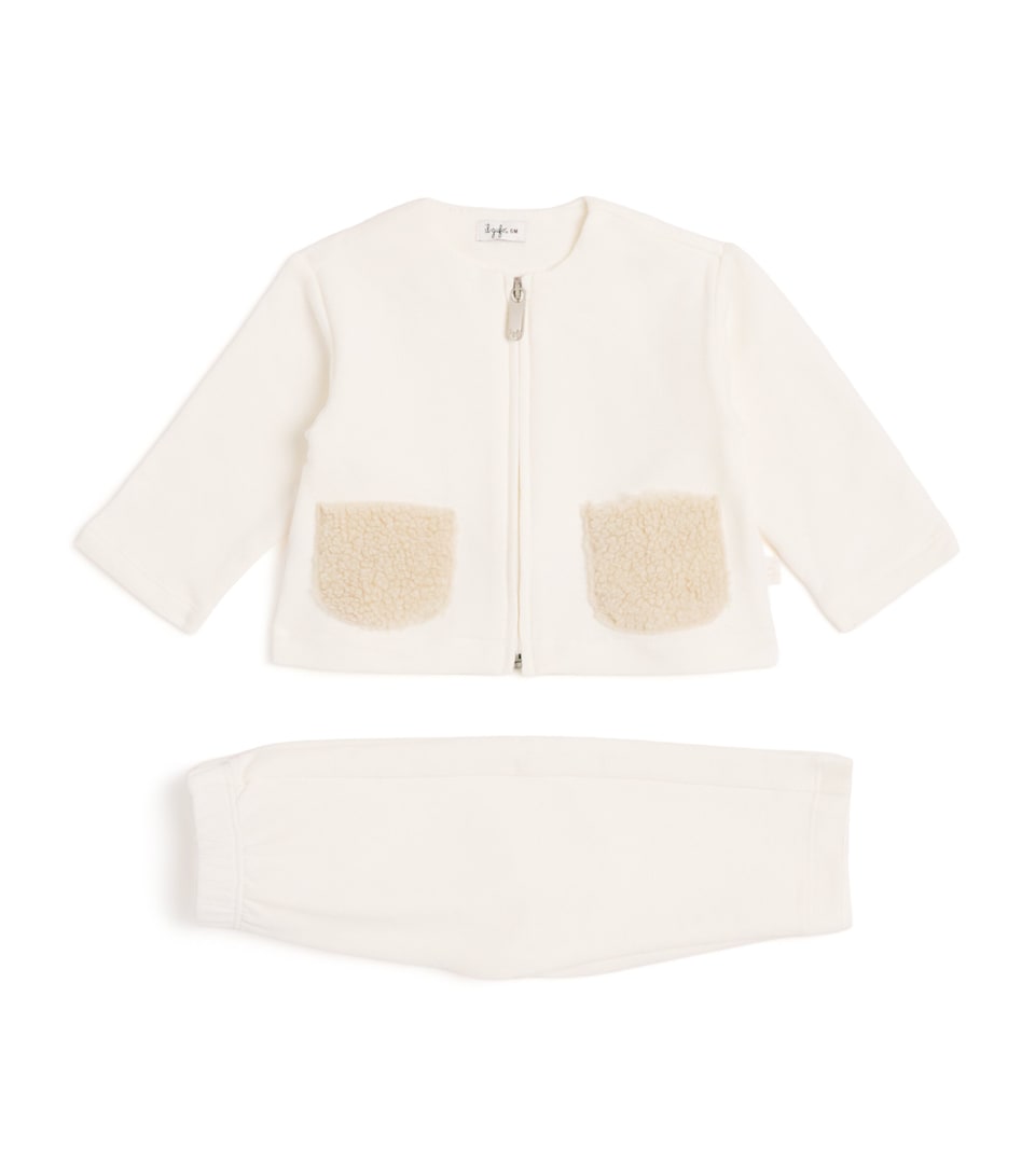 Stretch-Cotton Sweatshirt and Trousers Set (6-24 Months)