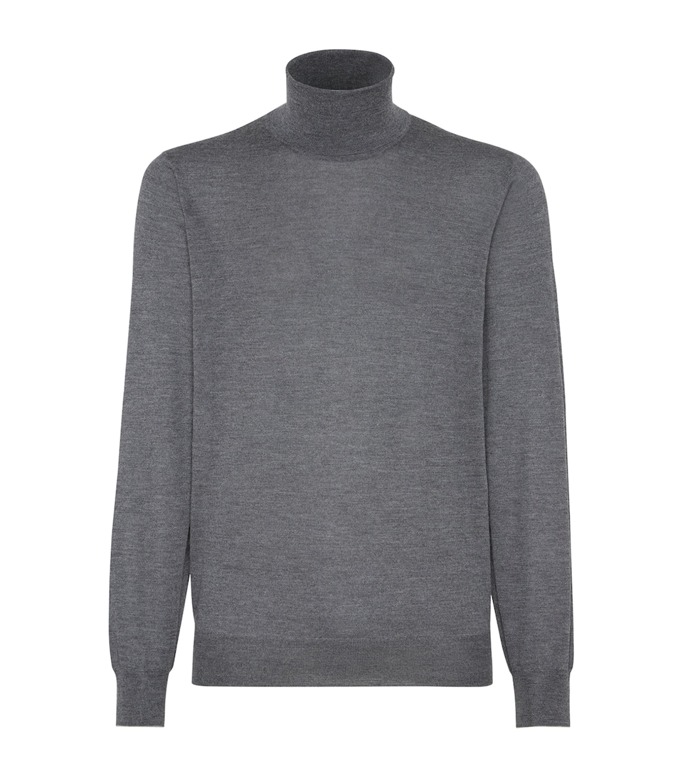 Cashmere-Silk Rollneck Sweater