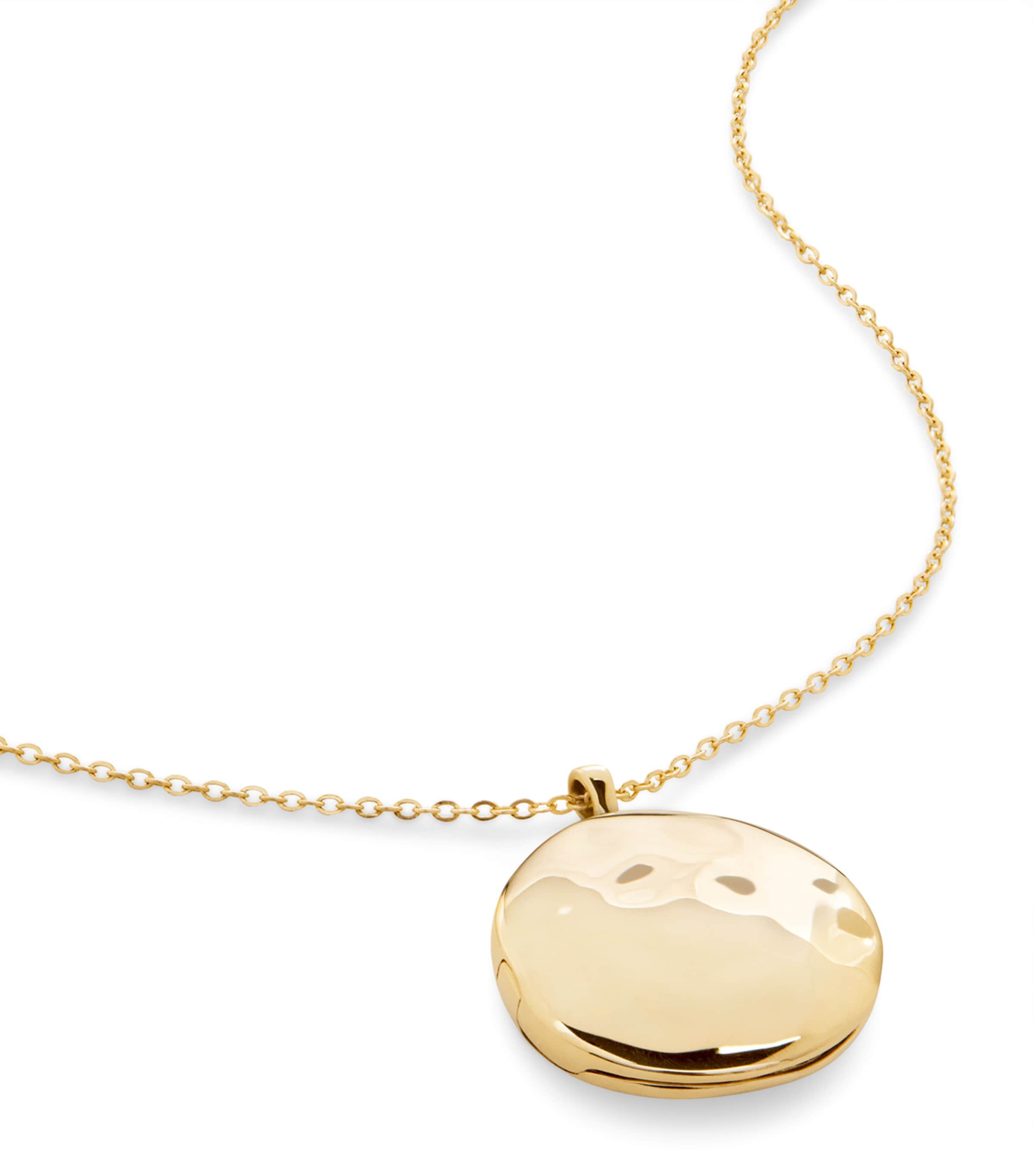 Yellow Gold Siren Locket Necklace