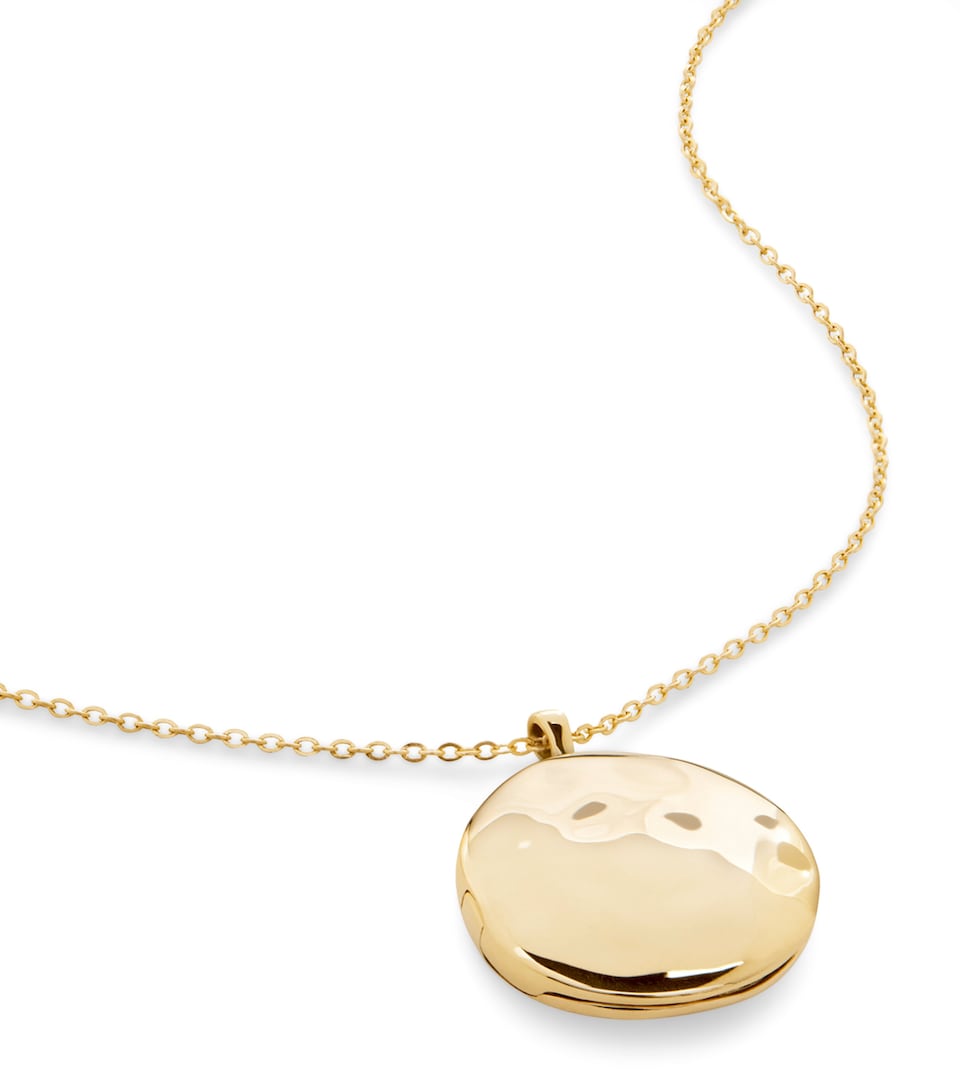 Yellow Gold Siren Locket Necklace