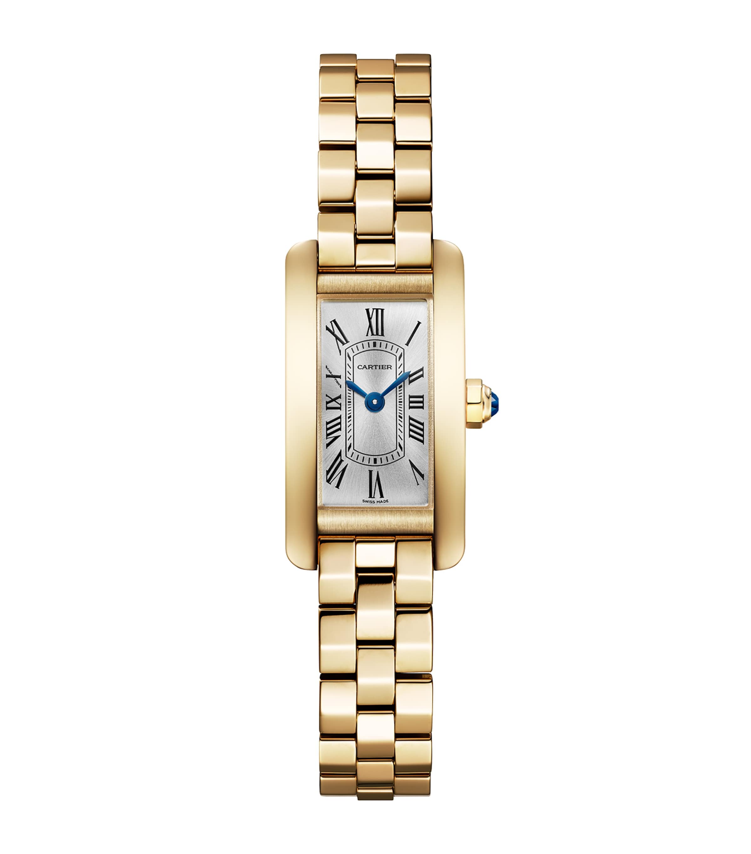 Mini Yellow Gold Tank Américaine Watch 15.2mm