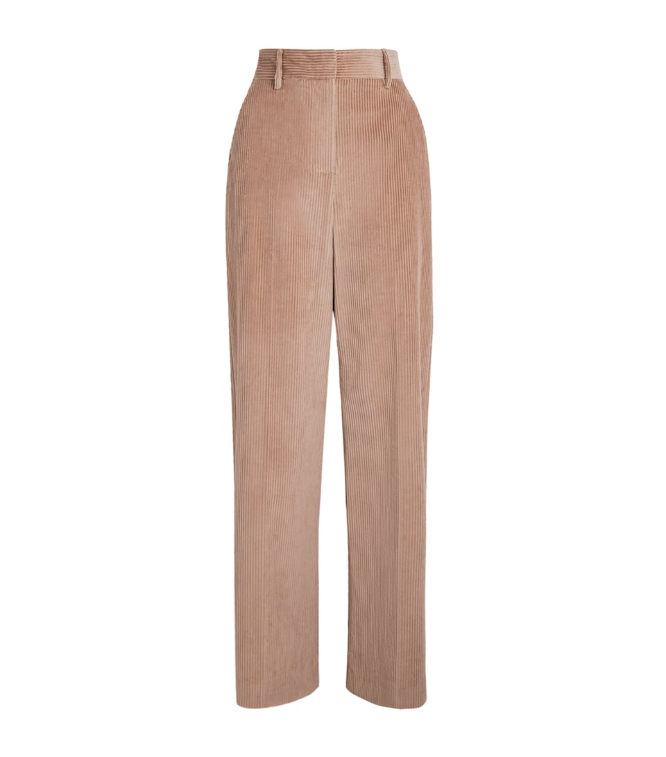 Corduroy Wide-Leg Trousers