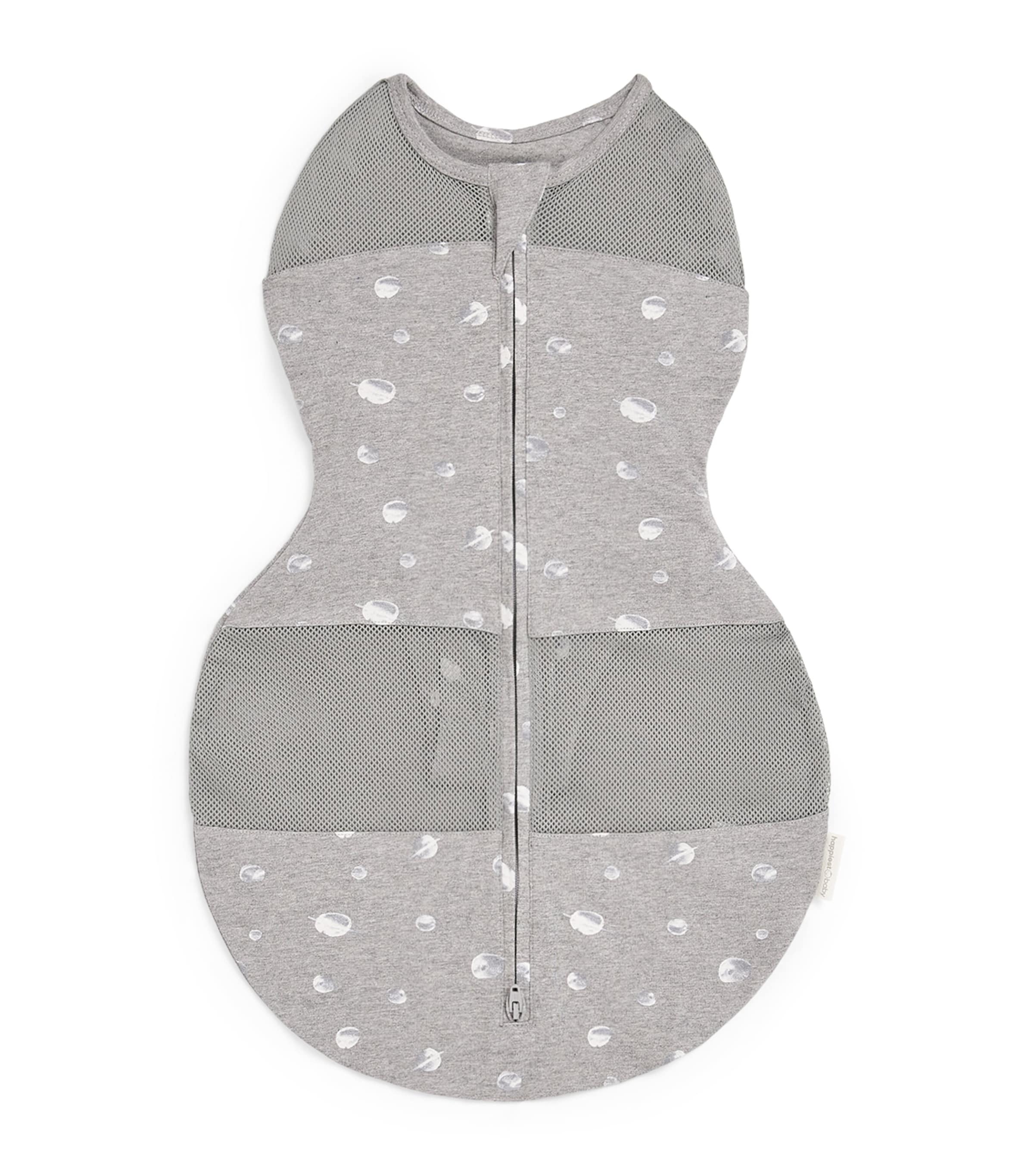 Happiest Baby Organic Cotton Sleepea Swaddle Grey Melange