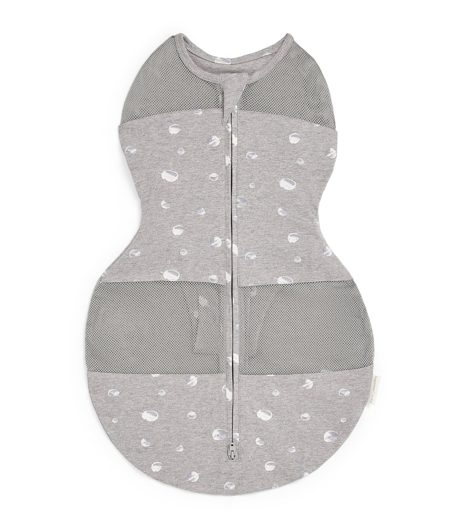 Happiest Baby Organic Cotton Sleepea Swaddle Grey Melange