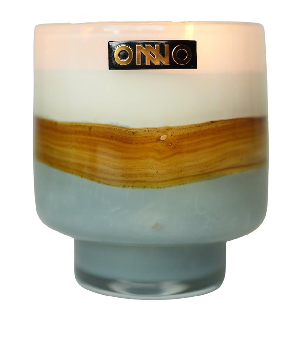 Onno Small Art Riva Sunset 3-Wick Candle Beige