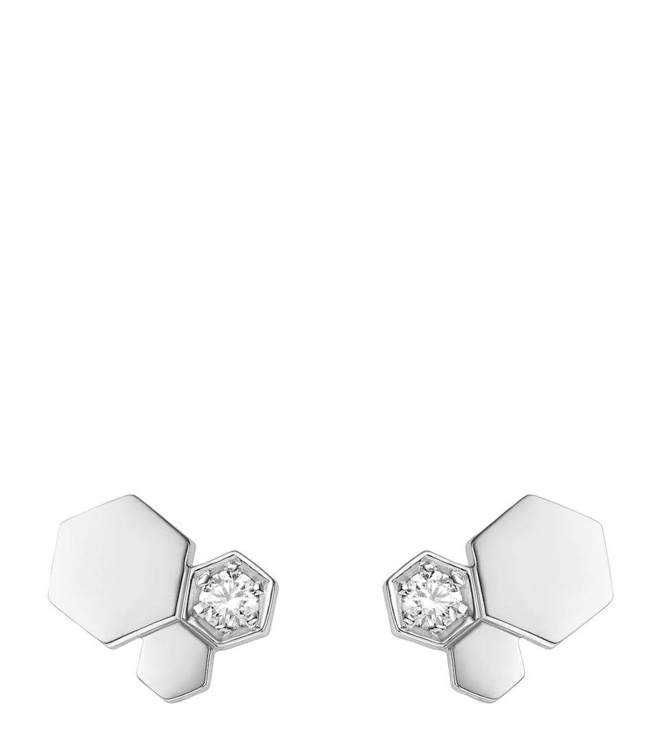White Gold and Diamond Bee de Chaumet Earrings
