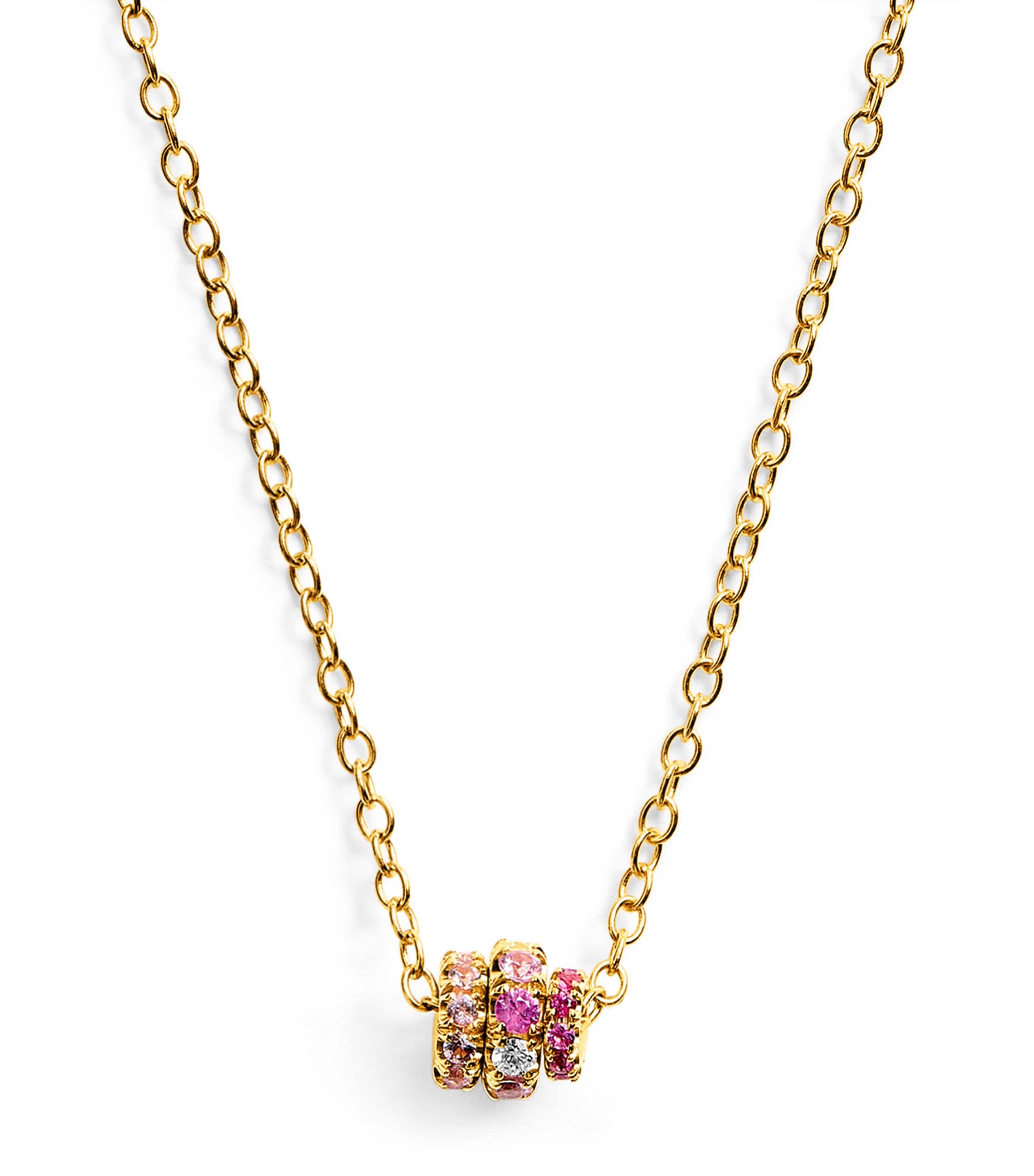 Yellow Gold and Diamond Vesta Necklace