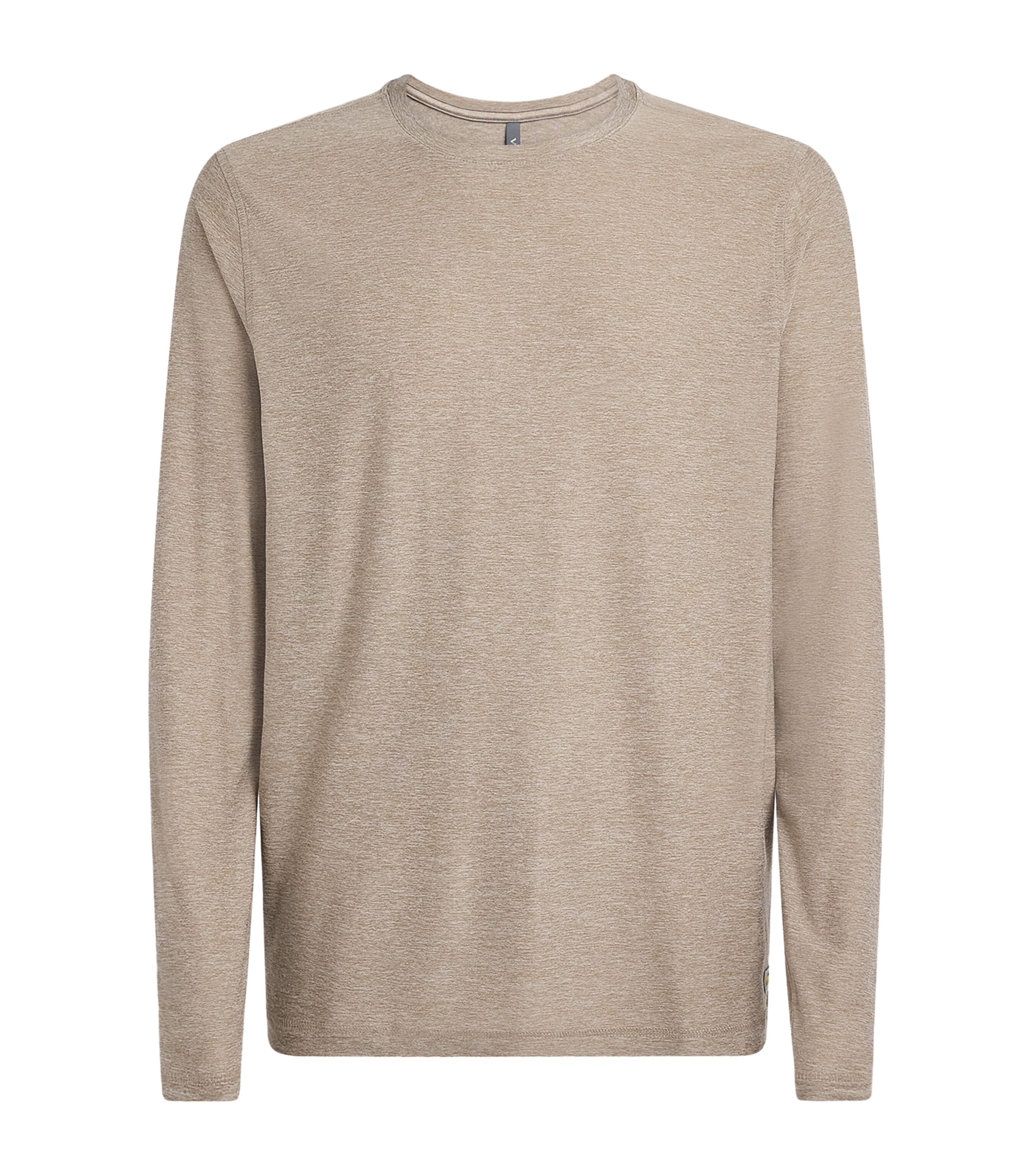 VUORI Mens Strato Tech Long-Sleeve T-Shirt Hao Acorn Heath