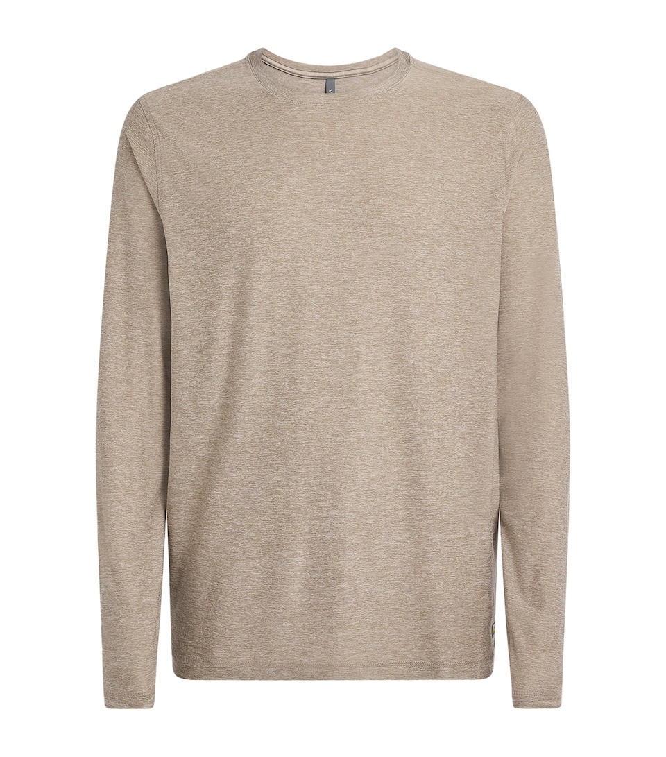 VUORI Mens Strato Tech Long-Sleeve T-Shirt Hao Acorn Heath