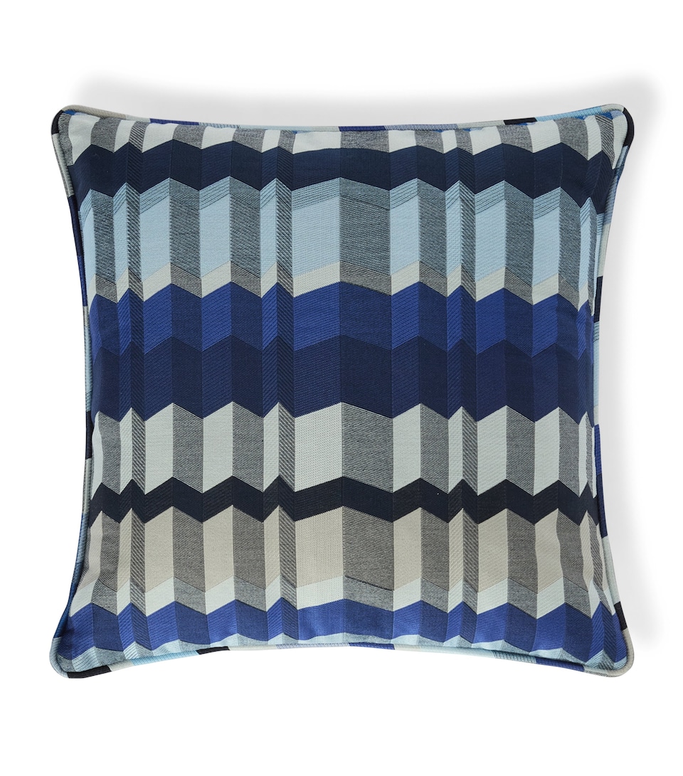 Missoni Zigzag Positano Cushion (45cm x 45cm) Blue Multicolour
