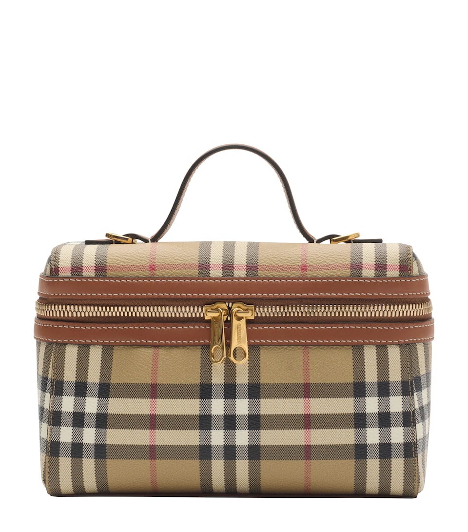 Check Vanity Crossbody Bag