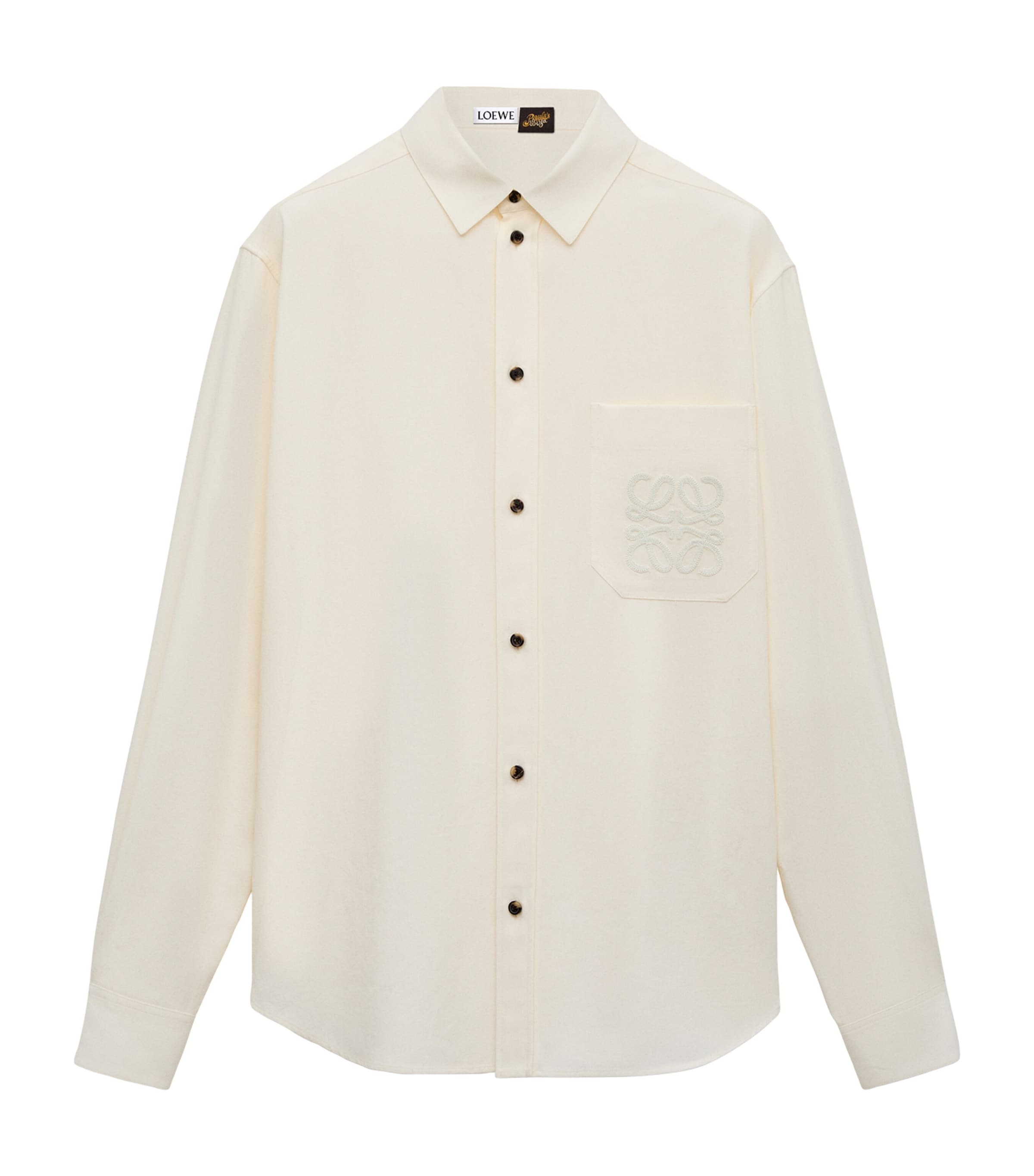 LOEWE Mens x Paula's Ibiza Anagram Shirt Ivory