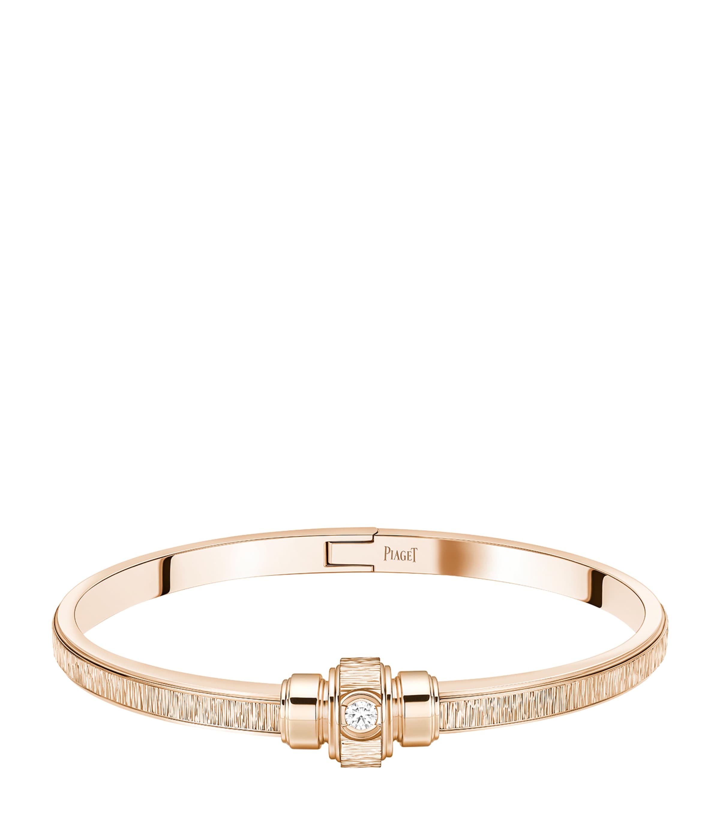 Rose Gold and Diamond Possession Bracelet