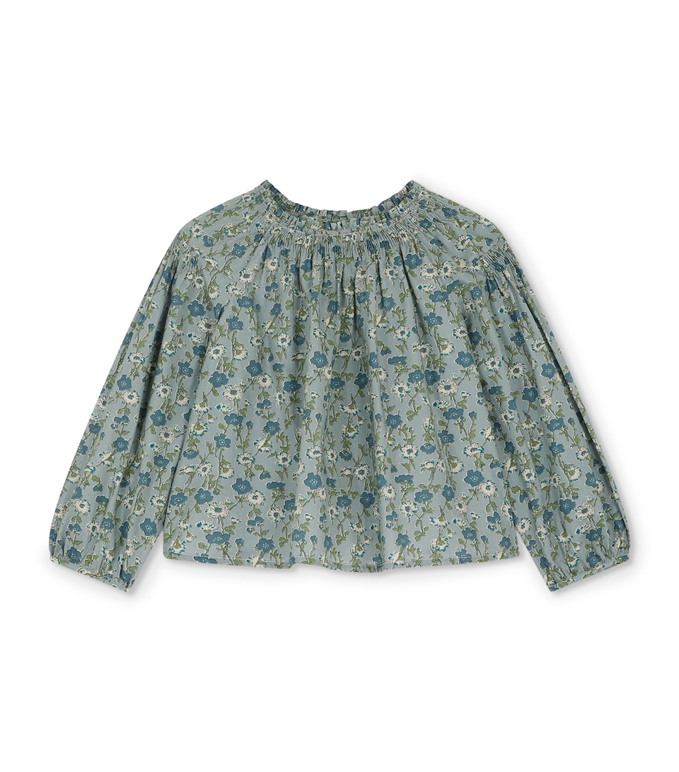 Cotton Floral Blandine Blouse (4-8 Years)