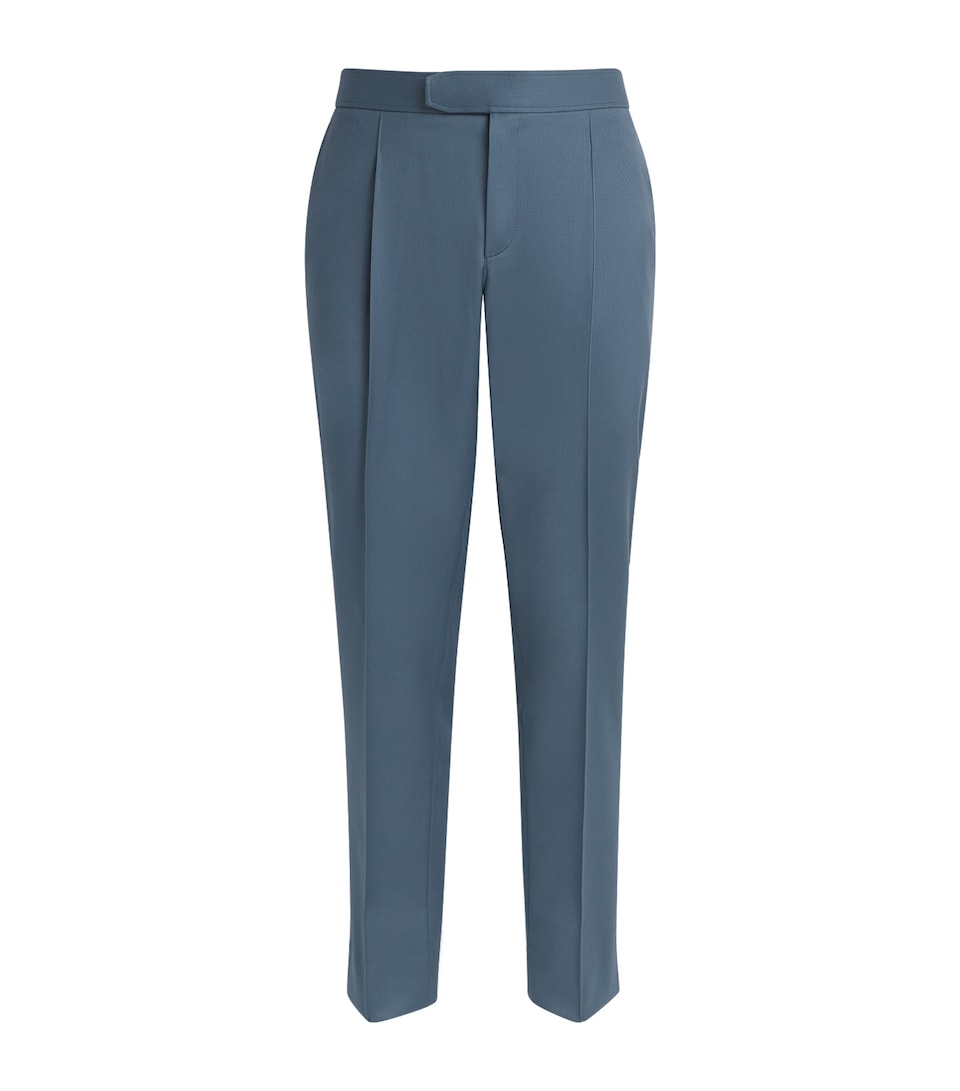 Brioni Mens Wool Melbourne Trousers