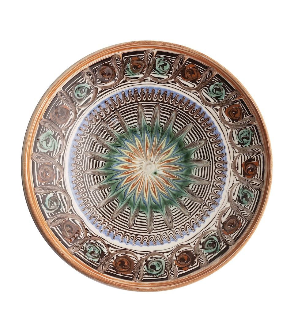 Ceramic Horezu Plate (21cm)
