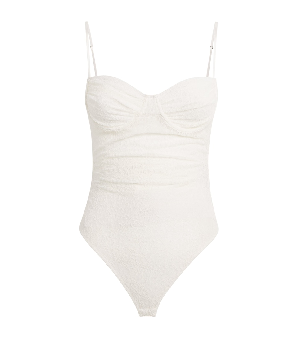 Lace Aperture Bodysuit