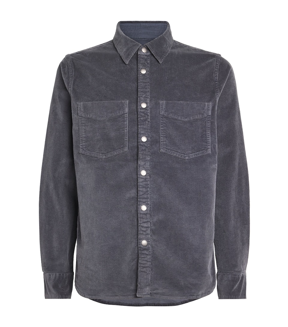 Stretch-Cotton Corduroy CPO Overshirt