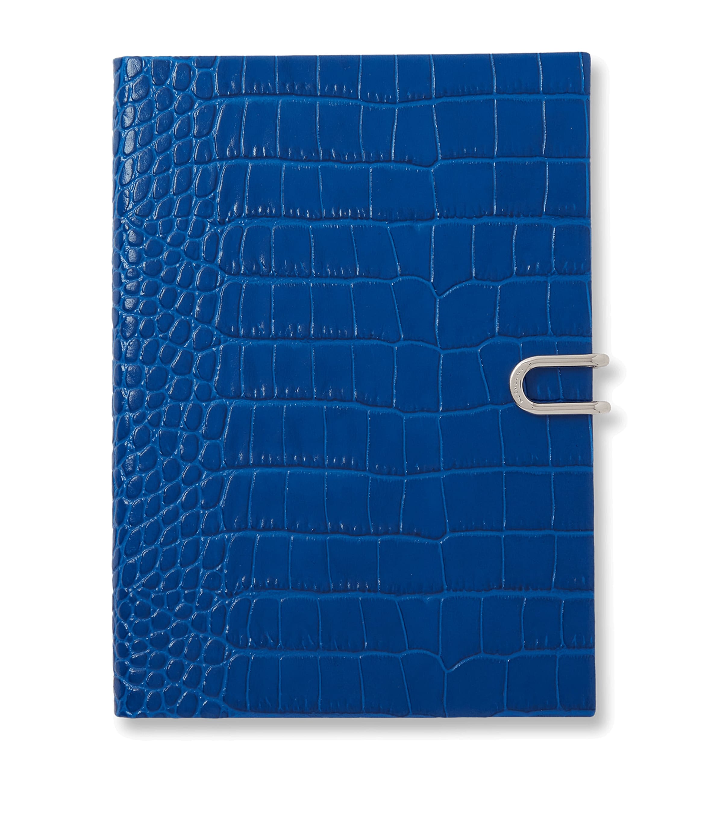 Smythson Leather Soho Weekly Diary 2027 Cerulean
