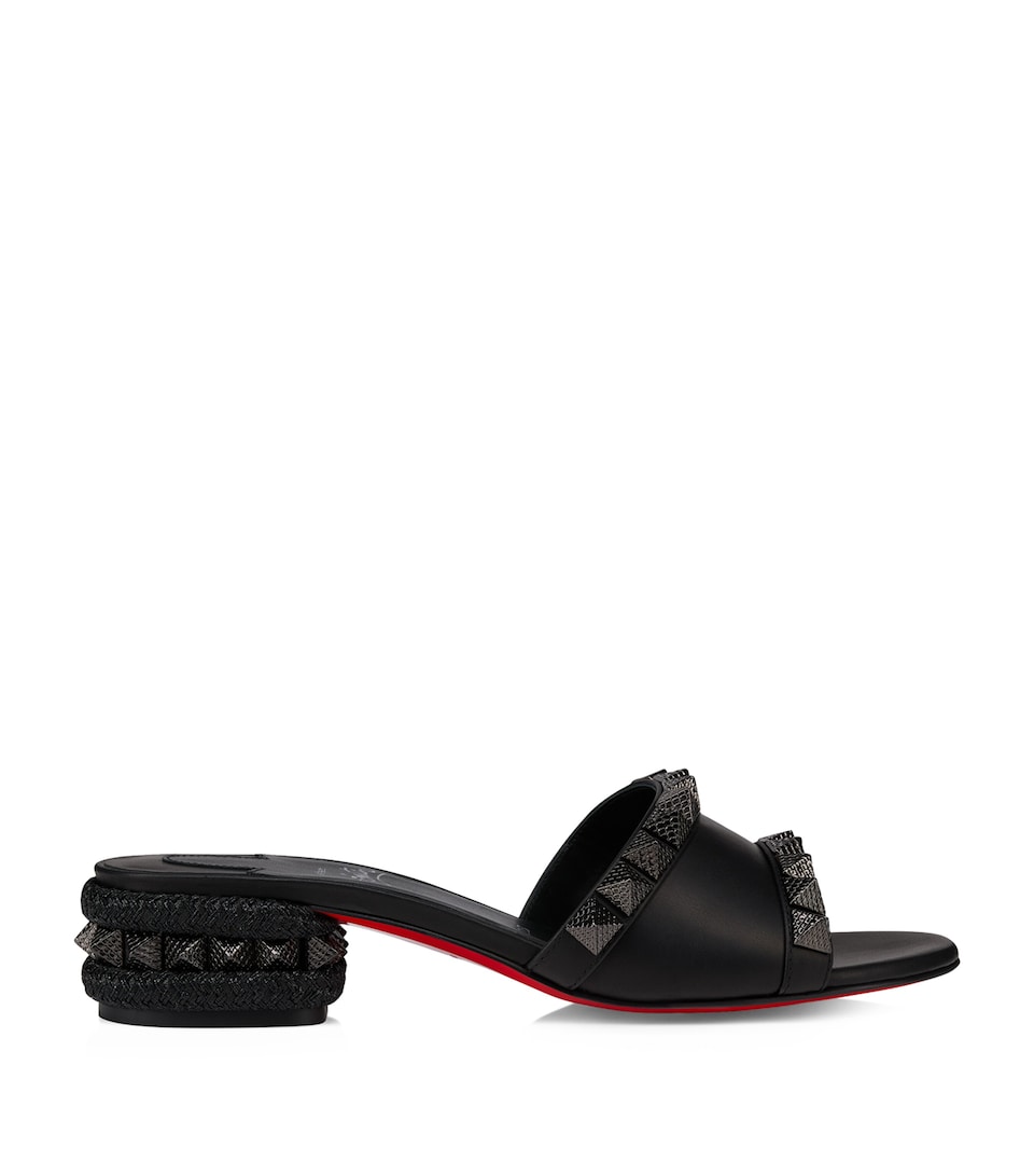 Pyraclou Embellished Heeled Mules 30