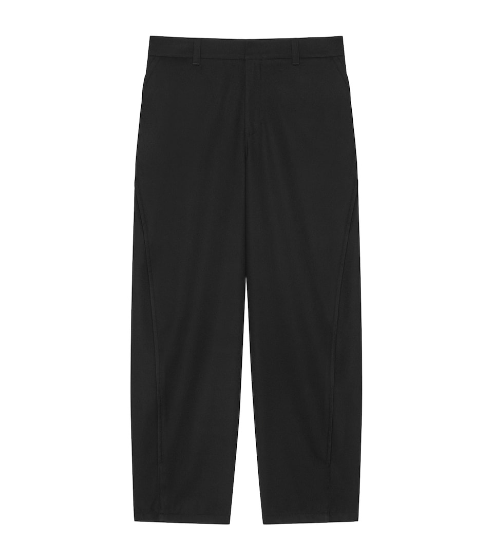 Givenchy Mens Wool Couture Seam Trousers