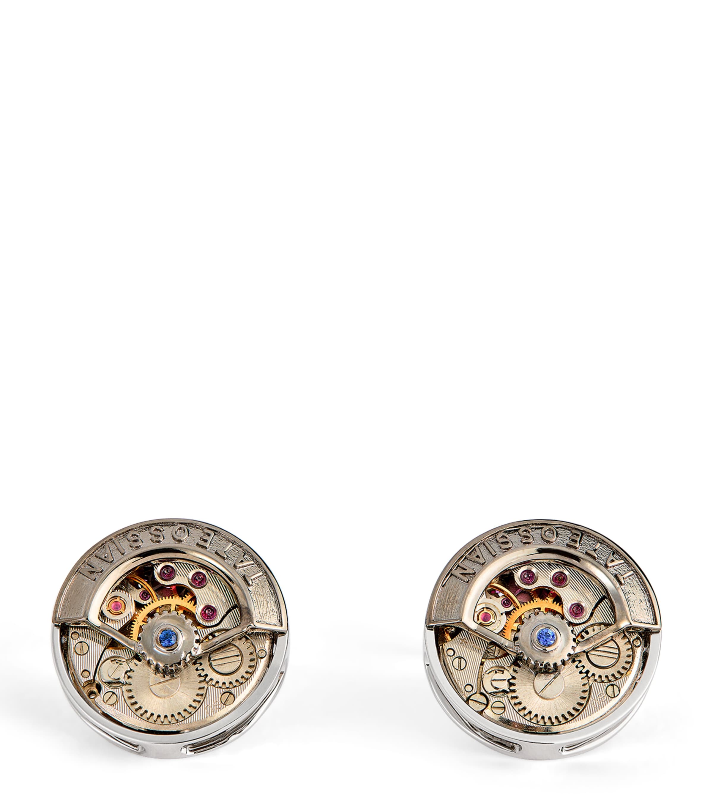 Circle Skeleton Gear Cufflinks